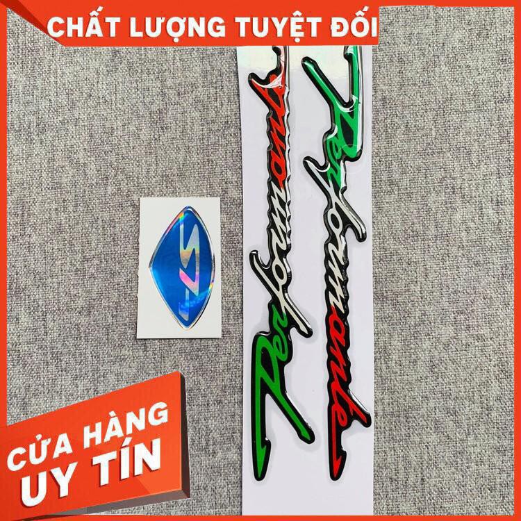 [BAO ĐỔI TRẢ] TEM LOGO CHỮ SH VÀ CHỮ PERFORMANCE CHO DÒNG XE SH SIÊU CHẤT