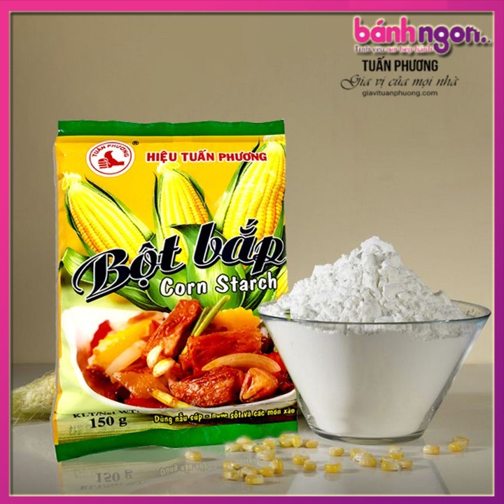 Bột bắp / Bột ngô Tuần Phương Gói 150g