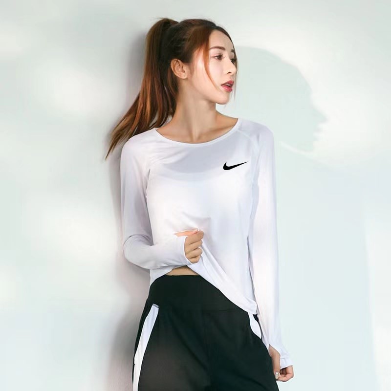 Áo Thể Thao Nike Chất Liệu Nhanh Khô Thời Trang Mùa Thu Cho Nữ