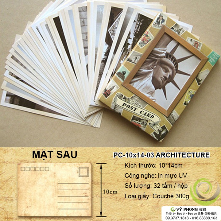 SET 32 POSTCARD BƯU THIẾP XƯA THỜI CHIẾN CLASSIC COLLECTION CHỤP ẢNH SẢN PHẨM INS PC10x14cm