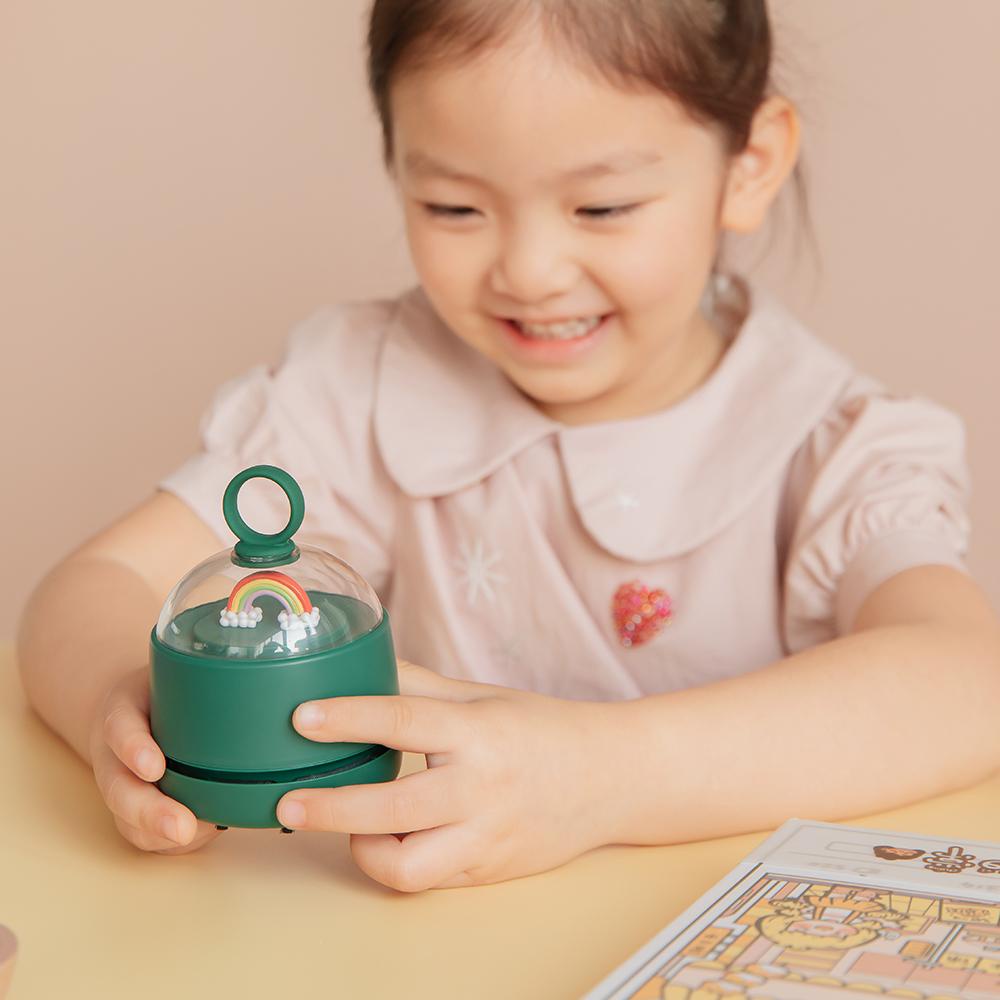 Máy Hút Bụi Mini Cầm Tay Để Bàn Thiết Kế Dễ Thương Cho Nữ