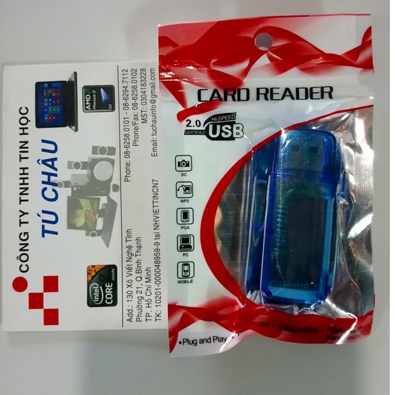 Đầu đọc thẻ Card Reader oll in One Support SD - MMC - MicroSD - RS-MMC - TF Micro