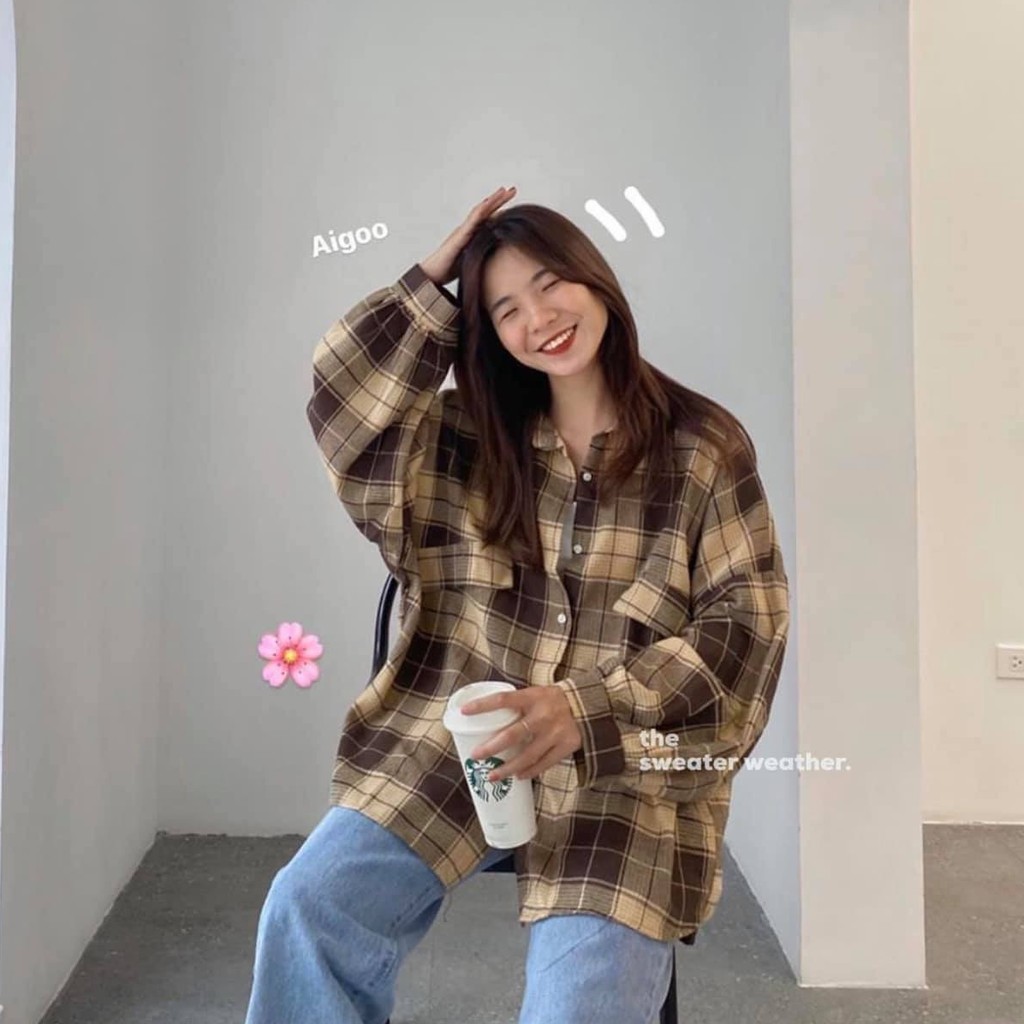 🍒 Sơ Mi Kẻ Thụng Hot Trend 🍒 | BigBuy360 - bigbuy360.vn