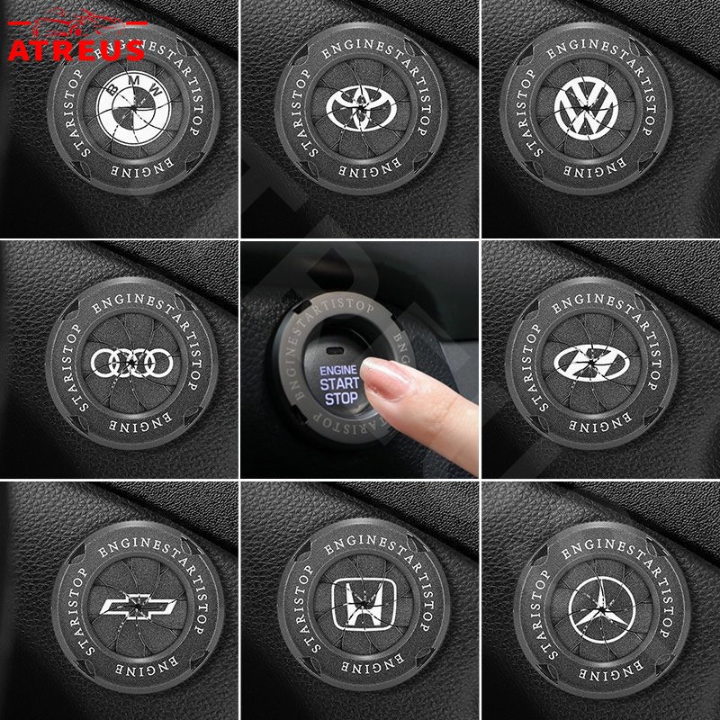 Nắp Đậy Nút Khởi Động Cho Xe Hơi Toyota Honda BMW Audi Hyundai Chevrolet Mercedes Benz