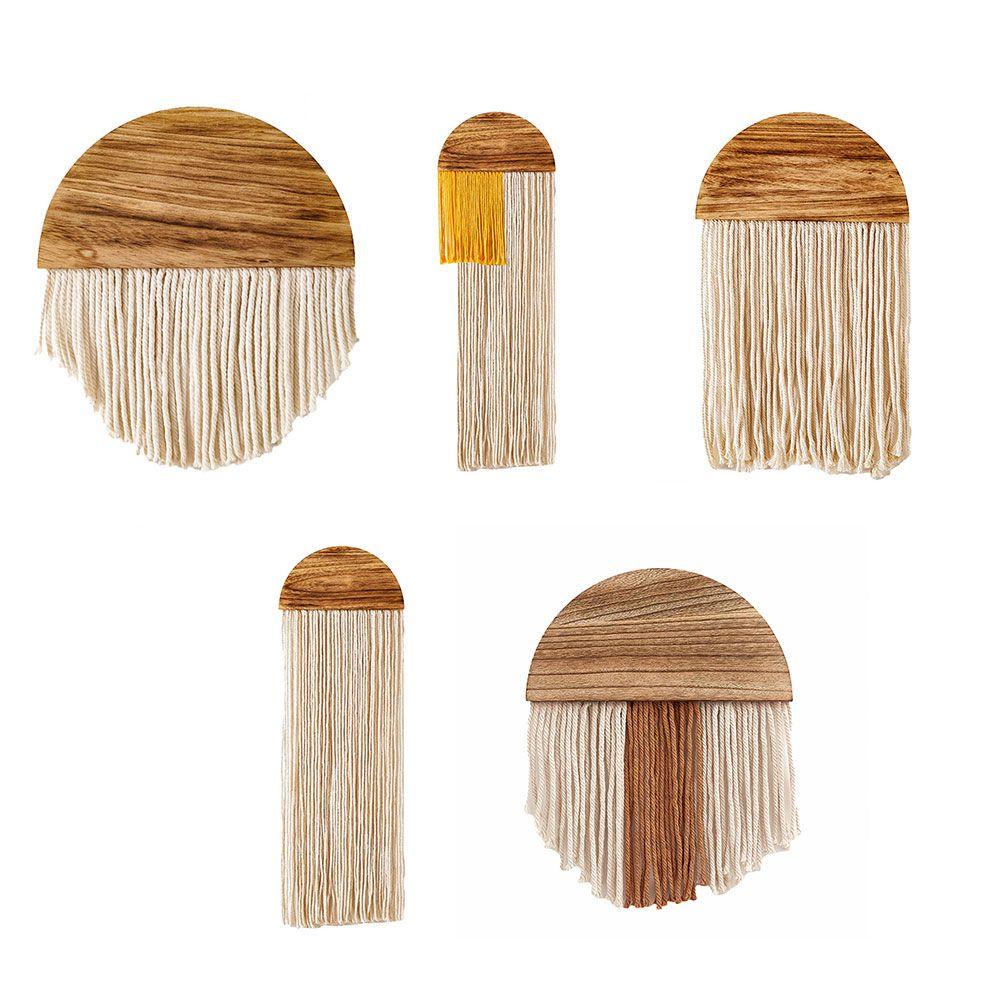 KRNY Dây Tua Rua Treo Tường Trang Trí Phòng Khách Handmade