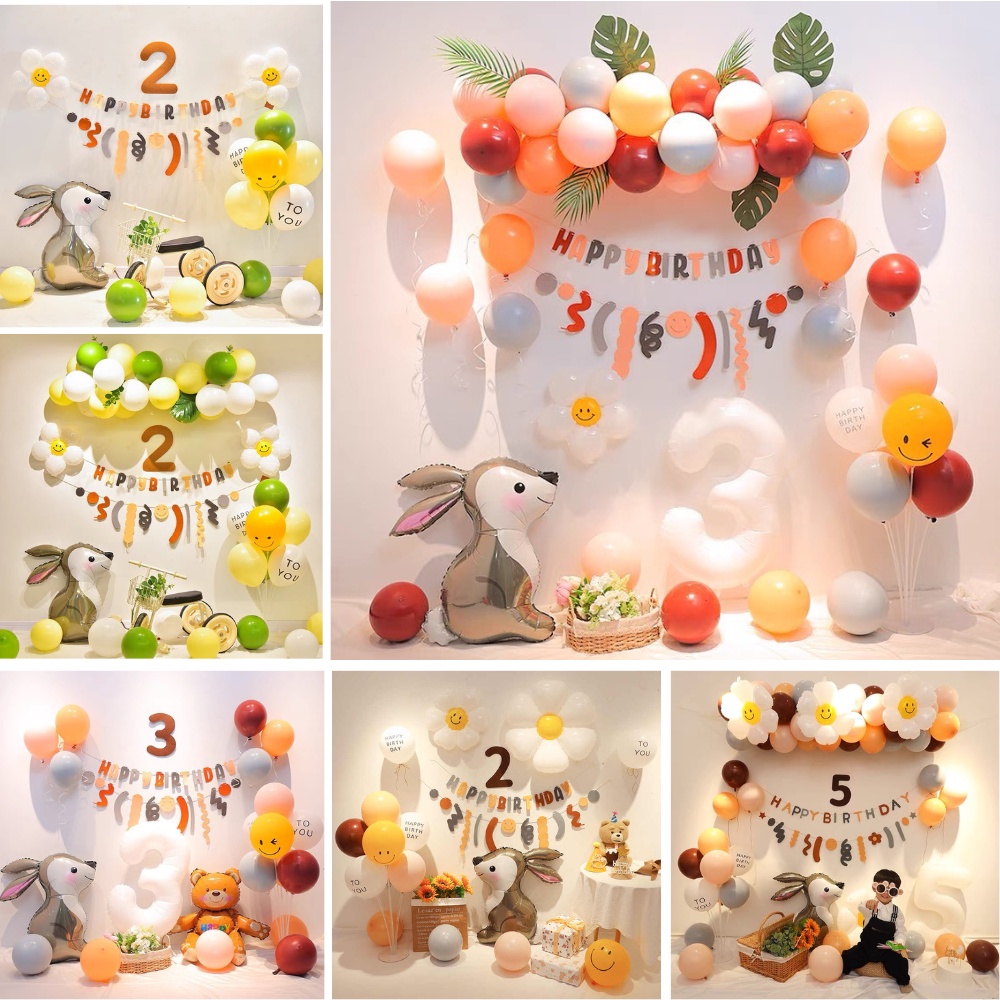 Set Trang Trí Sinh Nhật Phong Cách Hàn Quốc, Đa Dạng Mẫu Mã Siêu Đẹp Dễ Thương