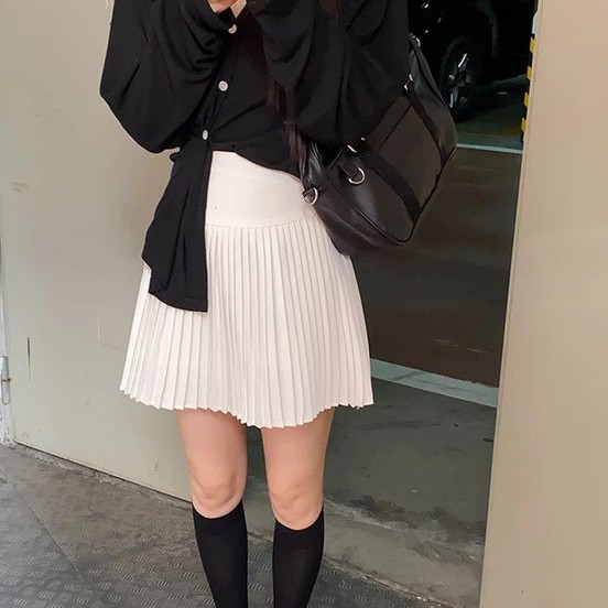 Chân Váy Nữ Ly Nhỏ Cạp Cao Sang Chảnh Siêu Xinh Mới 2021 Freeship,Chân Váy Xếp Ly Lưng Cao Thời Trang Hẹn Hò Cao Cấp Qc | BigBuy360 - bigbuy360.vn