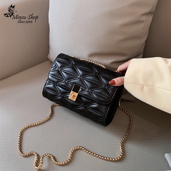 Túi xách đeo chéo nữ cao cấp, túi hộp to đựng nhiều đồ phù hợp nhiều sự kiện TD20