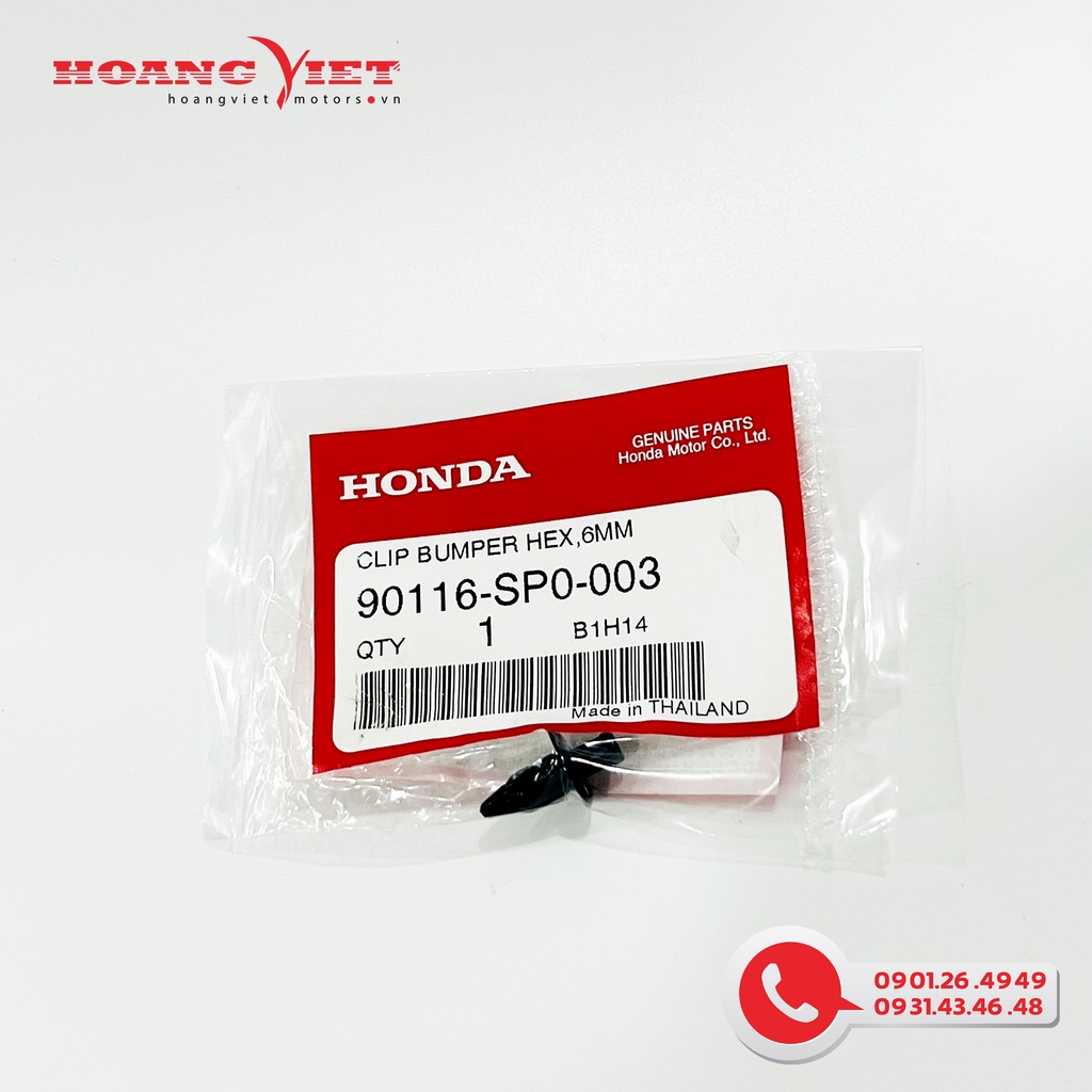 Chốt nhựa bấm cài dàn áo 6mm - 90116SP0003