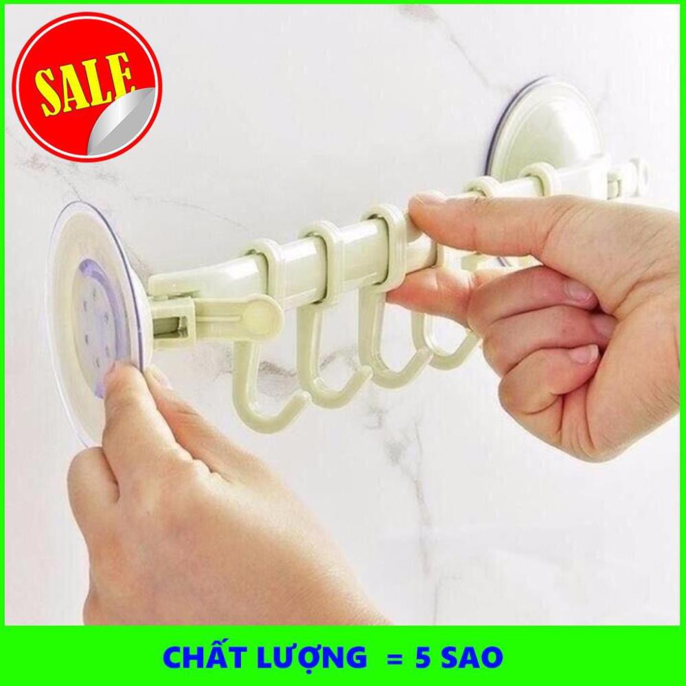 THANH 6 MÓC TREO HÚT CHÂN KHÔNG 2 ĐẦU (Hàng chuẩn)