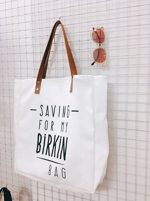 Túi Vải Bố Canvas  ( Siêu Phẩm Birkin Bag ) Túi Xách Thời Trang D&amp;L