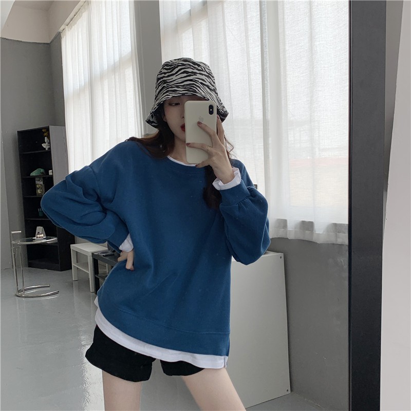 Áo SWEATER Trơn 6 Màu Unisex