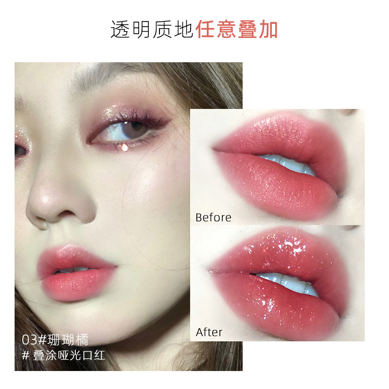 Son Bóng Gella 's Màu Trong Suốt Không Dễ Phai Cho Người Mới Bắt Đầu | BigBuy360 - bigbuy360.vn