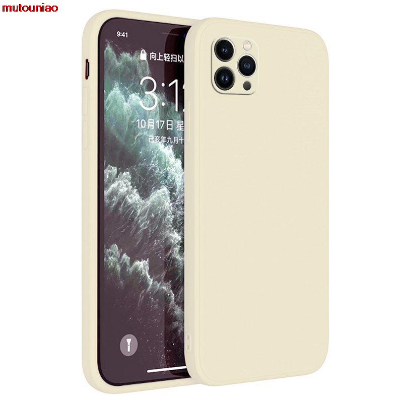 Ốp Điện Thoại Silicone Màu Trơn Cho Iphone 6 6S 7 8 SE 2020 11 12 13 mini Pro Plus X XS XR MAX
