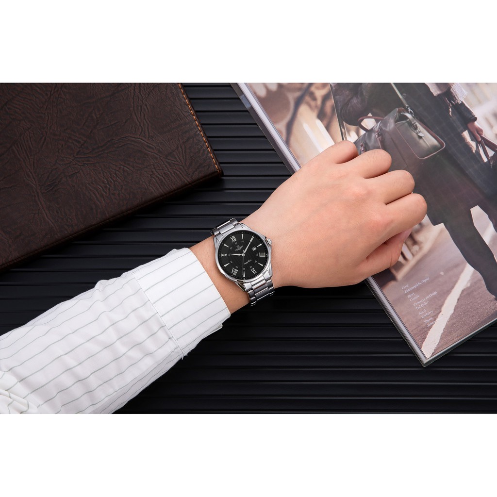 Đồng hồ nam nữ SRWATCH SL3006.1101CV &amp; SG3006.1101CV Mặt Kính Sapphire Chống Trầy Ch