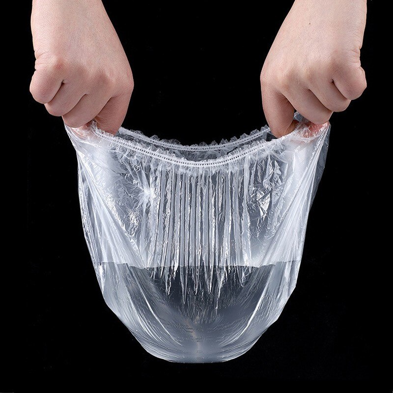 100 Cái Dùng Một Lần Nắp Bảo Quản Tươi Tủ Lạnh Thực Phẩm Ngăn Mùi Bằng Nhựa Bọc Thực Phẩm Bao Bọc Thực Phẩm Bao Phủ Bữa ăn