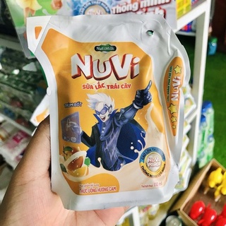 Thùng 24 túi sữa lắc trái cây nuvi 110ml