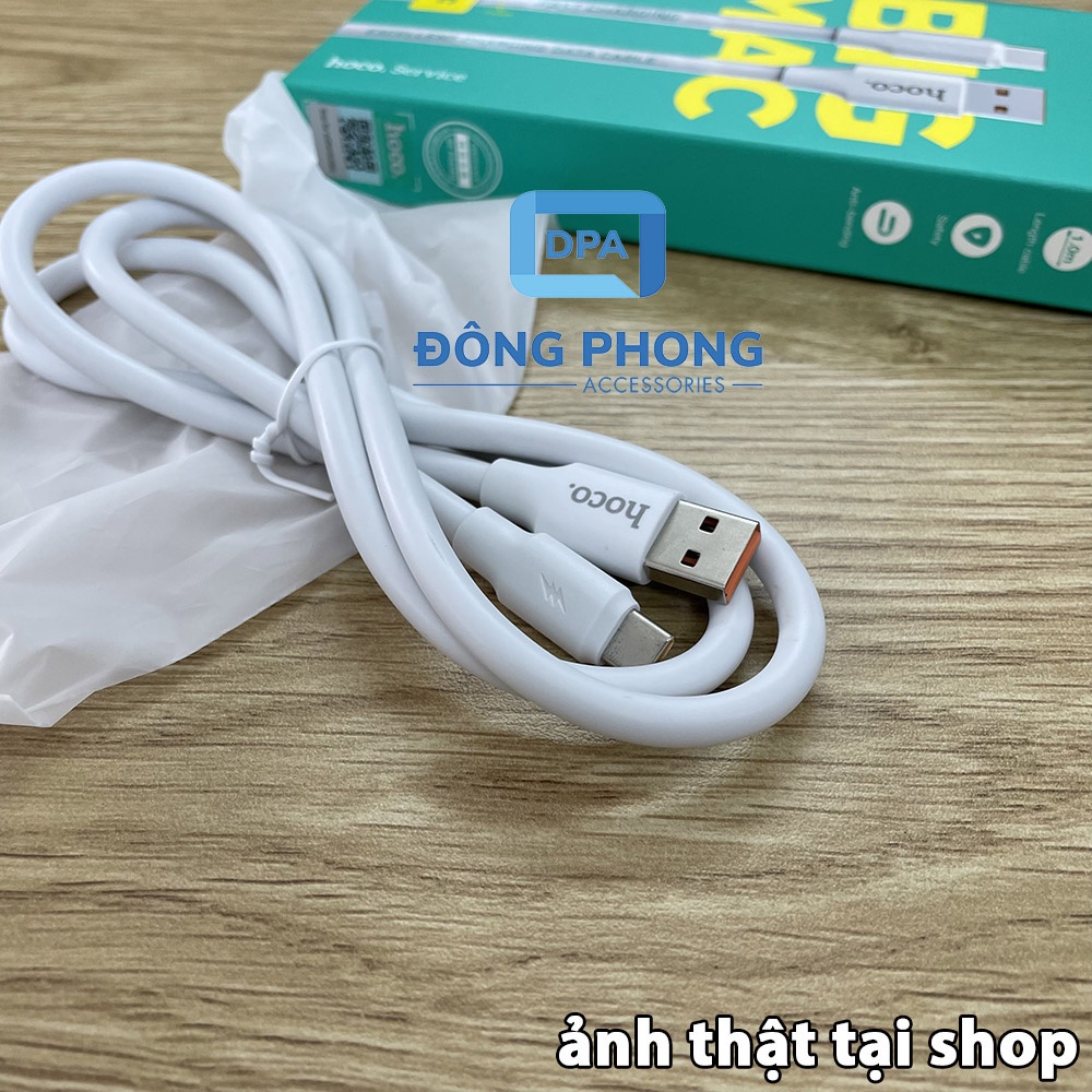 Cáp Sạc Nhanh Cổng Type C Hoco DU17 Chính Hãng Dài 1 Mét