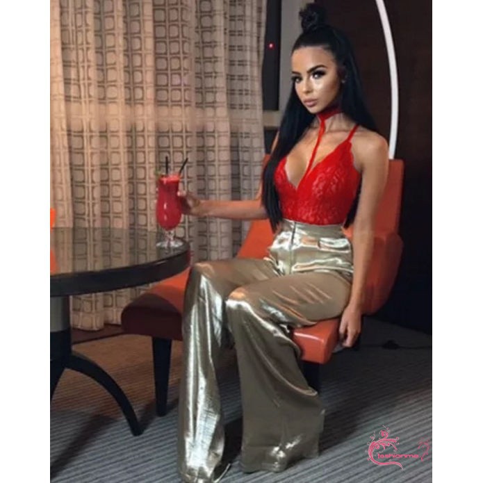 ღ𝓂ℰSexy Women Lingerie Lace Choker Bodysuit Top Blouse Babydoll Ladies Underwear Nightwear | BigBuy360 - bigbuy360.vn