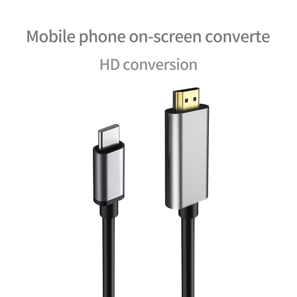 Dây Cáp Chuyển Đổi Usb Type C Sang Hdmi 4k Dài 1.8m Cho Macbook