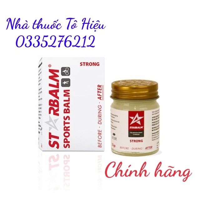 🆘 Dầu cù là trắng/ Cao trắng Starbalm - Hà Lan