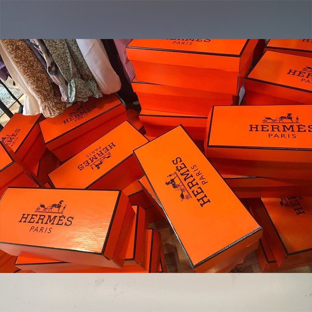 [GIÁ RẺ NHẤT] Hộp Giày Hermes, Box Đựng Giày Kích Thước 31x19x11 Cm