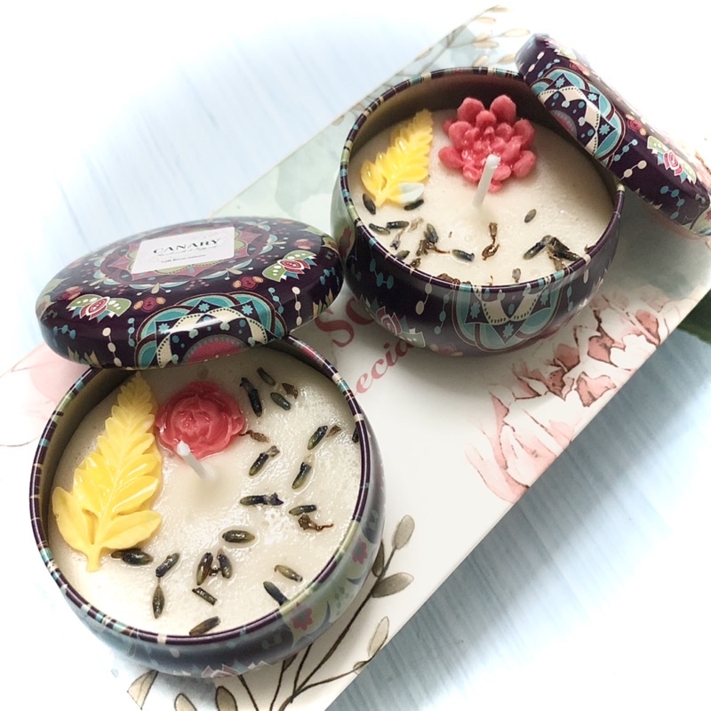 Nến thơm Peppermint mix Lavender (Bạc hà mix Oải hương)