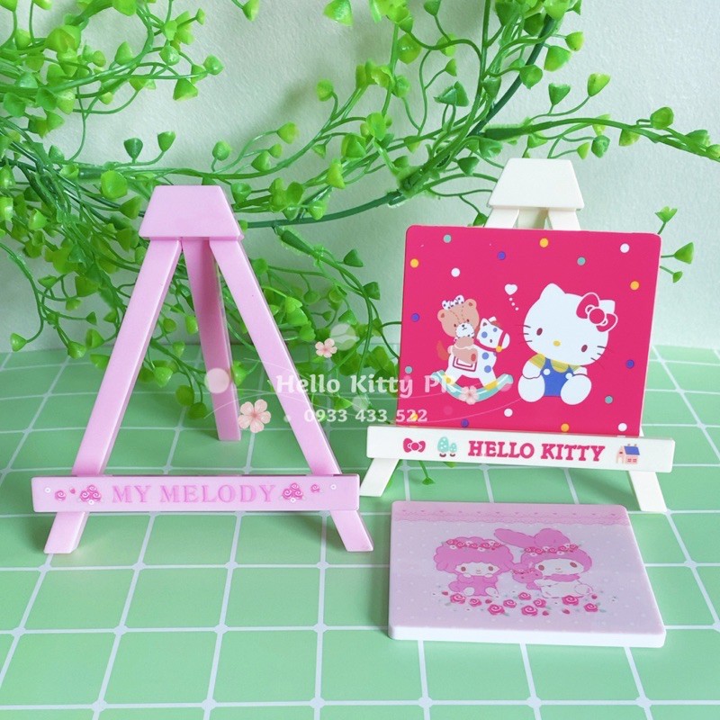 GƯƠNG MINI + GIÁ ĐỠ ĐIỆN THOẠI (2in1) HELLO KITTY