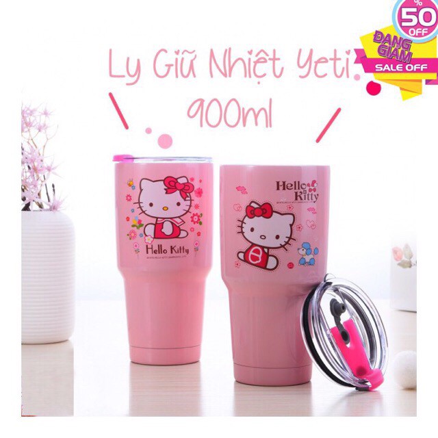 Ly giữ nhiệt Thái Lan 900ml (Tặng kèm túi + 2 Ống Hút + Cọ Rửa)