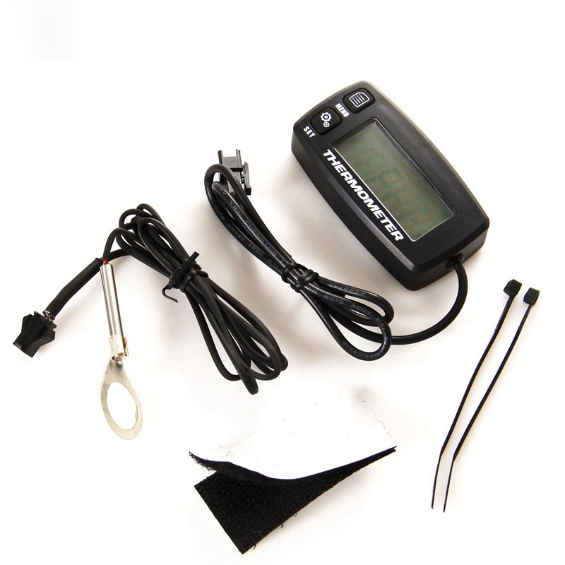 Đồng Hồ Đo Nhiệt Độ Động Cơ LCD Kỹ Thuật Số RL-TS002 Cho Xe Mô Tô Dirtbike ATV