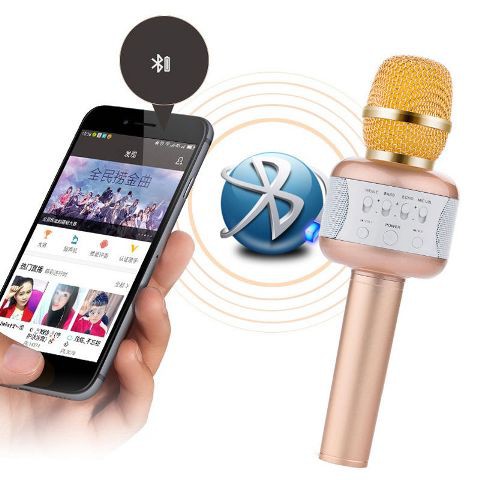 Micro Liền loa Karaoke E106 là sp thông minh kết hợp không dây (có dây) với điện thoại di động , máy tính bảng , laptop