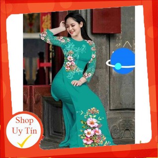 Sale áo dài lụa nhật 3d siêu đẹp