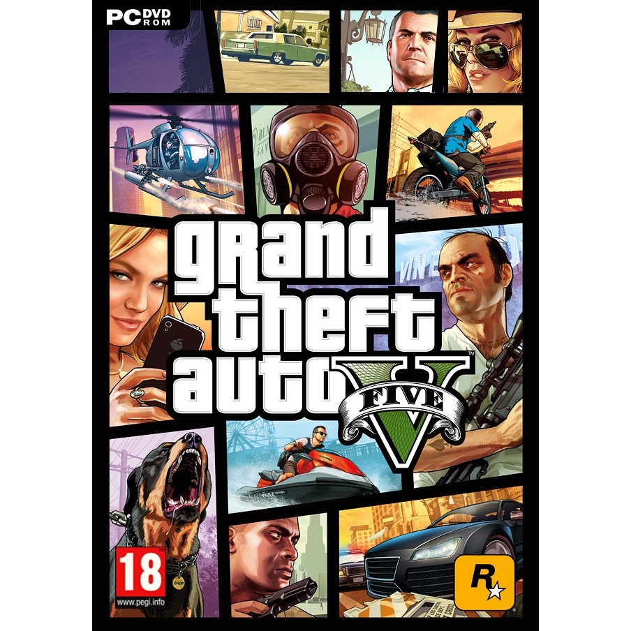 Grand Theft Auto V ( GTA V ) - 15 DVD