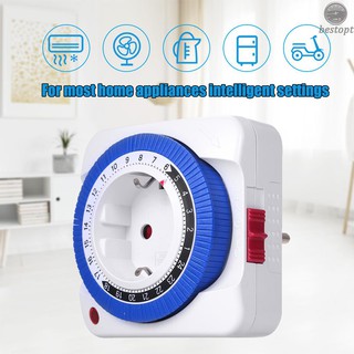 B&O 24 Hours Plug-in Timer Switch Mechanical Timing Socket Time Controller