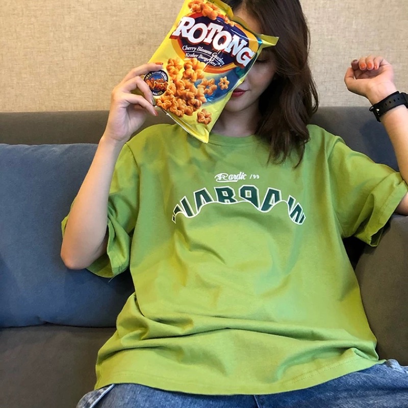 Áo thun tay lỡ, áo phông form rộng chất cotton in hình uban