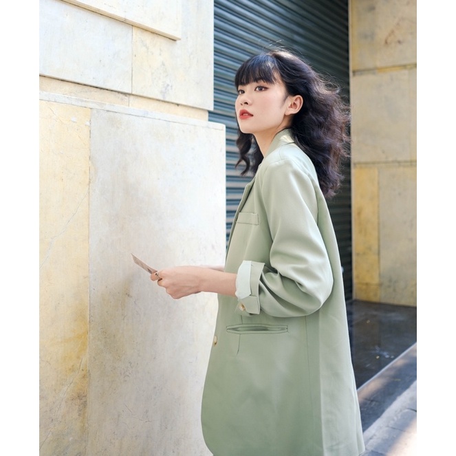 [LEN clothing] Áo khoác vest, áo blazer thời trang 2 màu 7842 | BigBuy360 - bigbuy360.vn