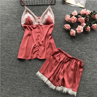 [QQ#500] Bộ đồ ngủ hai dây