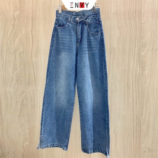 Quần jean ống rộng lưng kiểu envy j73