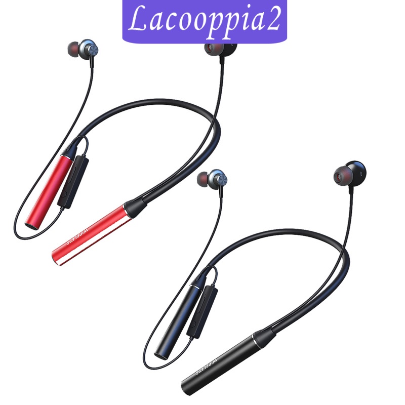 [LACOOPPIA2] in Ear Headphone Wireless Bluetooth 5.0, Hi-Fi Stereo Earphones Earbuds with HD Mic for Running Sport, Workout, Travel, Gym