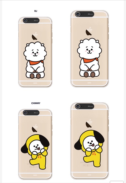 BT21 - Ốp điện thoại phát sáng cho điện thoại iphone 6/6s Plus