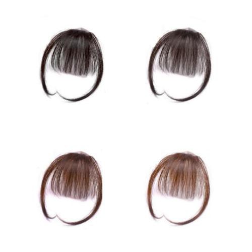 Kẹp tóc mái giả mini kiểu thưa không để lại dấu làm đẹp thời trang