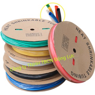 Ống gen co nhiệt cách điện tự hàn bọc mối nối dây điện, dây co nhiệt luồn dây điện cách nhiệt xanh, đỏ