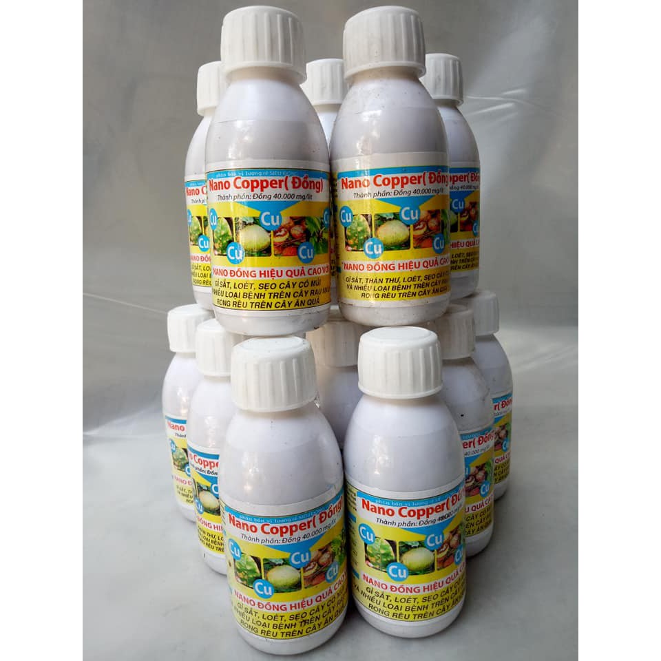 dung dịch nano đồng, đặc trị nấm bệnh cho cây