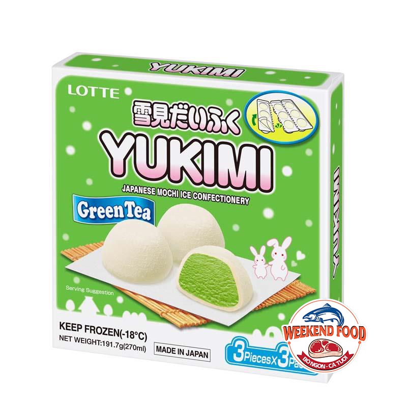 [HÀNG NHẬT] Kem mochi Yukimi Daifuku [vị Vani] - 1 hộp x 9 viên [GIAO HỎA TỐC]