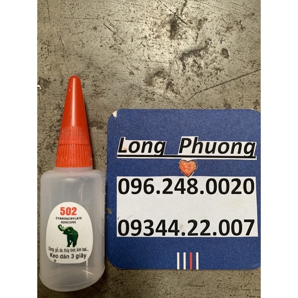 Keo 502 tròn, dùng gián đồ gỗ, giầy dép, dùng chủ yếu trong công nghiệp