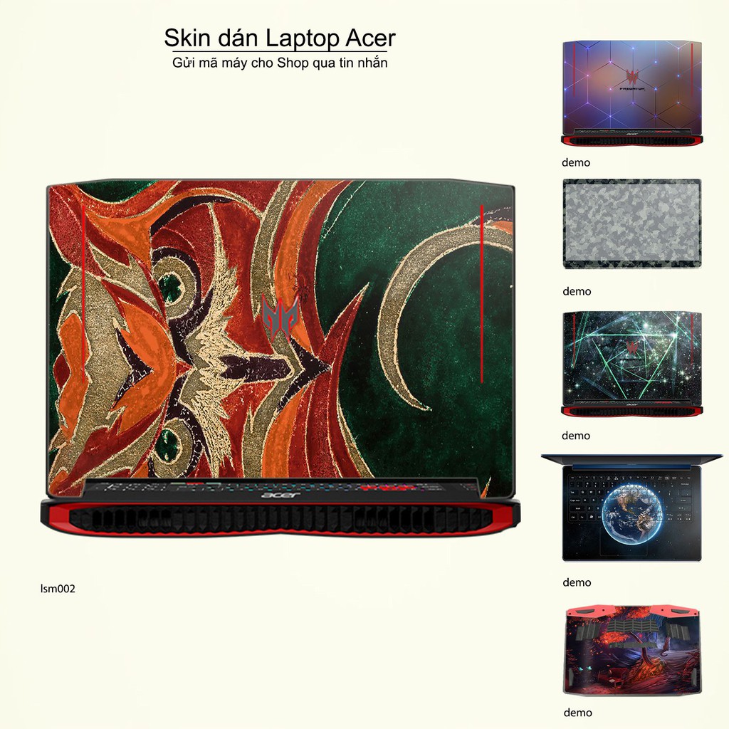 Skin dán Laptop Acer in hình Athena Noctua - Linh Vật Của Trí Tuệ - lsm002 (inbox mã máy cho Shop)