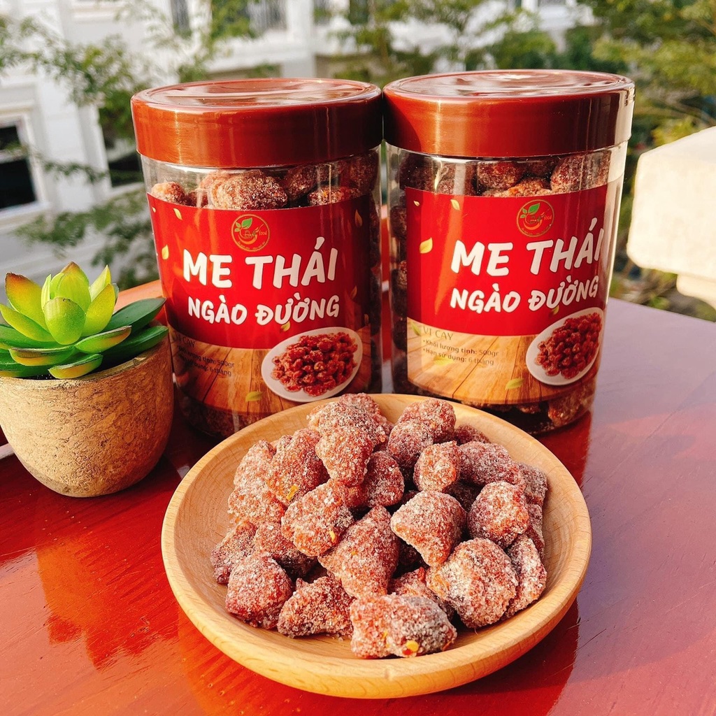 Xí Muội Me Thái Ngào Đường- Xí Muội Chùm Ruột Mặn Mặn Chua Cay - Đồ Ăn Vặt Ngon Rẻ - Trọng Lượng 450