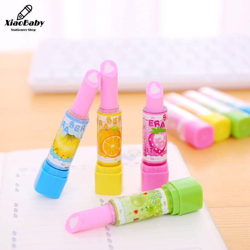 1 Cục Tẩy Bút Chì Hình Son Môi Mini Dễ Thương