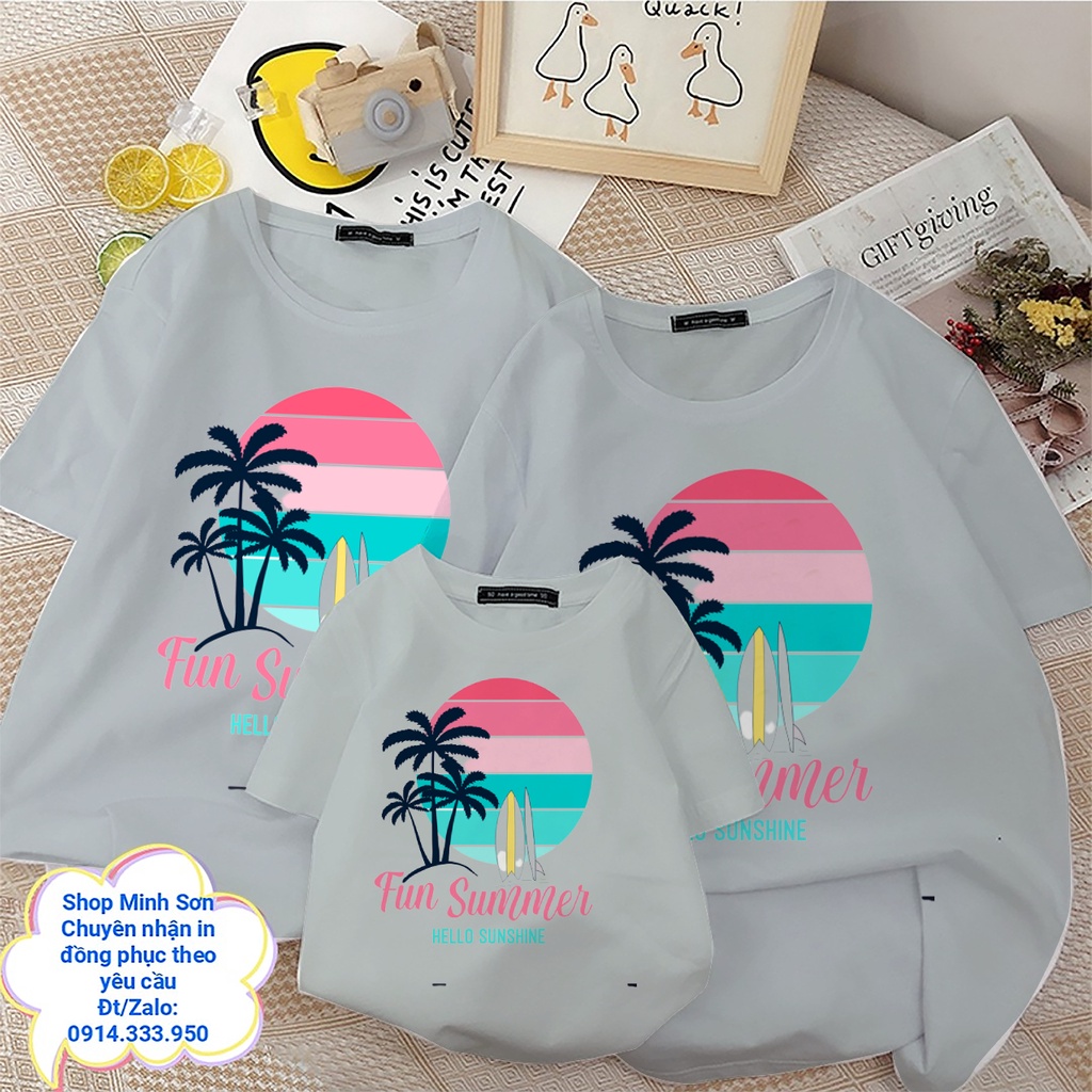 🎼🌻🎼 VIDEO ÁO GIA ĐÌNH SIÊU ĐẸP, ÁO ĐI BIỂN CHẤT COTTON LOẠI 1 ĐỦ MÀU ĐỦ SIZE