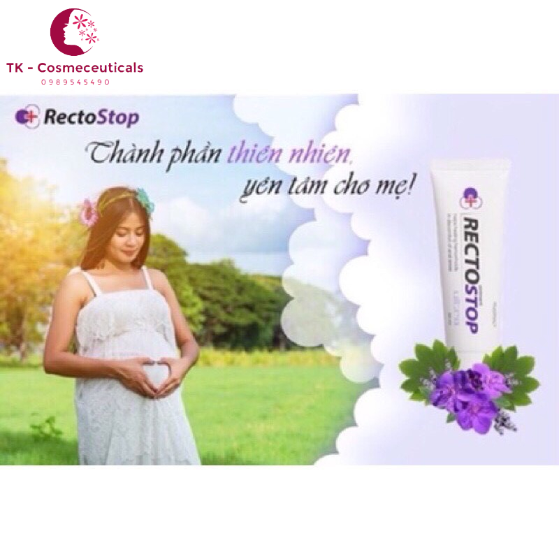 Rectostop Ultra - Kem Bôi Trĩ Nội, Trĩ Ngoại, Phụ Nữ Mang Thai, Sau Sinh - 50ml